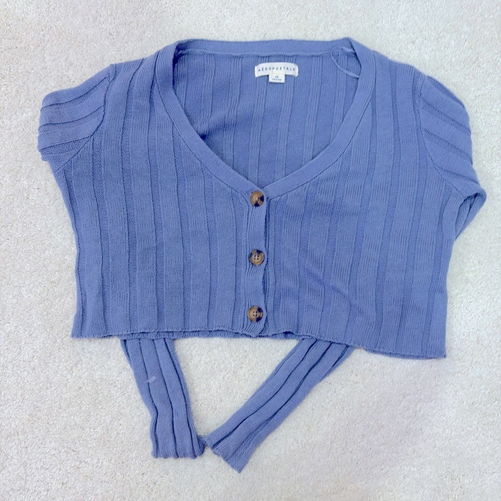 Aeropostale Blue Cardigan